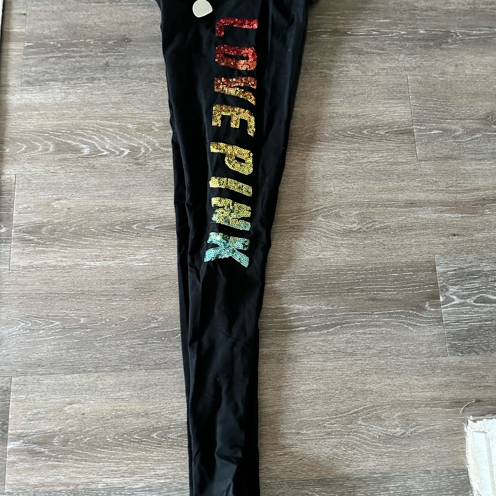 New with tags Victoria Secret pink Bling yoga pants size XS